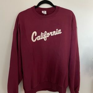 90s Jerzees California Crewneck Large